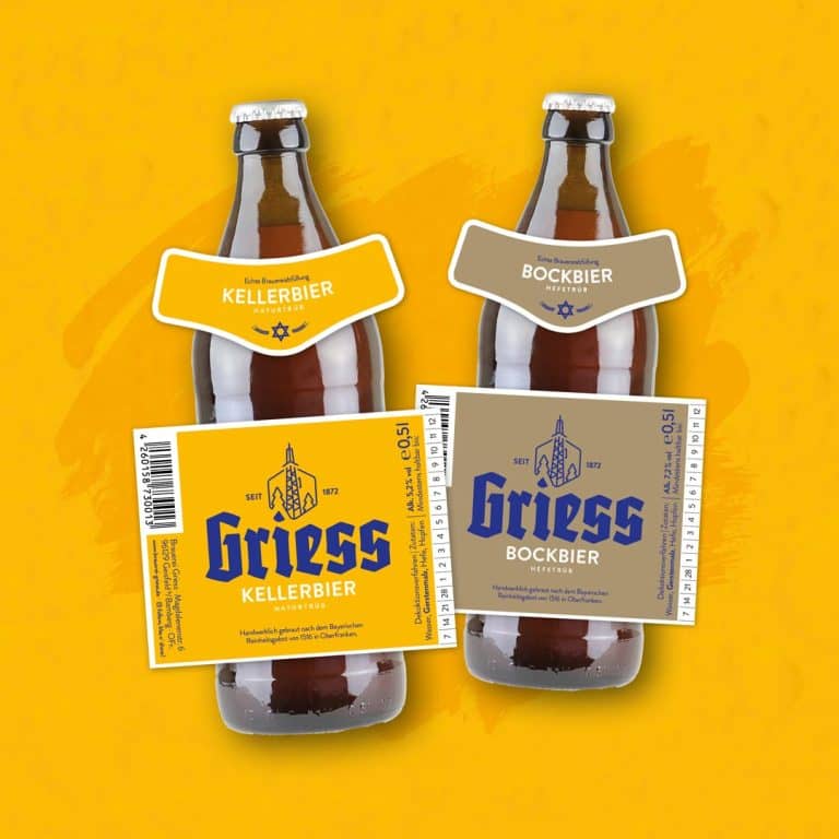 Brauerei Griess - neue Etiketten by Design & Grafikstudio KNODAN