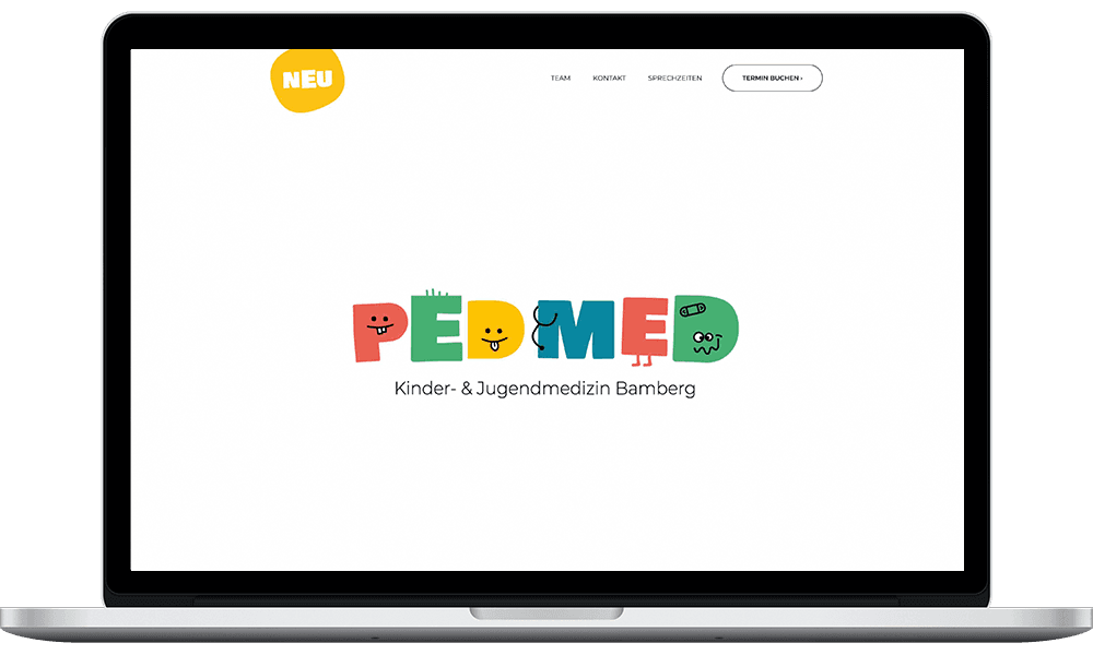 PedMed Bamberg - Webdesign by Design & Grafikstudio KNODAN